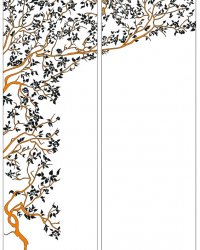 Пескоструйный рисунок Дерево 147